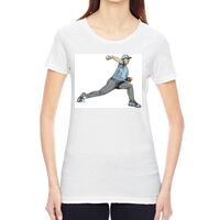 Ladies' Vintage Garment-Dyed Distressed T-Shirt Thumbnail