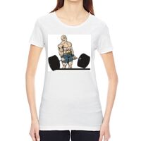 Ladies' Vintage Garment-Dyed Distressed T-Shirt Thumbnail