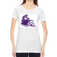 Ladies' Vintage Garment-Dyed Distressed T-Shirt Thumbnail