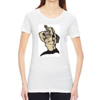 Ladies' Vintage Garment-Dyed Distressed T-Shirt Thumbnail