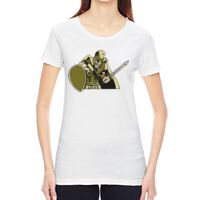 Ladies' Vintage Garment-Dyed Distressed T-Shirt Thumbnail