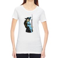 Ladies' Vintage Garment-Dyed Distressed T-Shirt Thumbnail