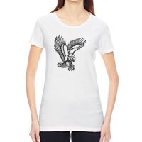 Ladies' Vintage Garment-Dyed Distressed T-Shirt Thumbnail