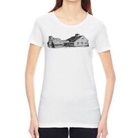 Ladies' Vintage Garment-Dyed Distressed T-Shirt Thumbnail