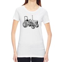 Ladies' Vintage Garment-Dyed Distressed T-Shirt Thumbnail