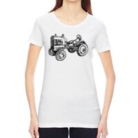 Ladies' Vintage Garment-Dyed Distressed T-Shirt Thumbnail