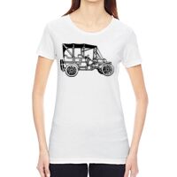 Ladies' Vintage Garment-Dyed Distressed T-Shirt Thumbnail