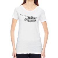 Ladies' Vintage Garment-Dyed Distressed T-Shirt Thumbnail