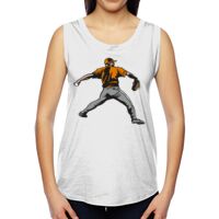 Ladies' Muscle Cotton Modal T-Shirt Thumbnail