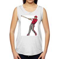 Ladies' Muscle Cotton Modal T-Shirt Thumbnail