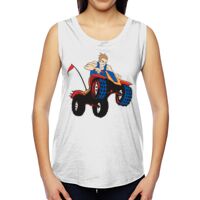 Ladies' Muscle Cotton Modal T-Shirt Thumbnail