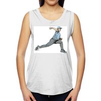 Ladies' Muscle Cotton Modal T-Shirt Thumbnail