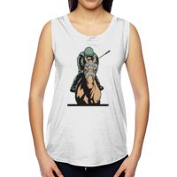 Ladies' Muscle Cotton Modal T-Shirt Thumbnail