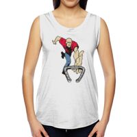 Ladies' Muscle Cotton Modal T-Shirt Thumbnail