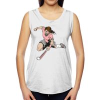 Ladies' Muscle Cotton Modal T-Shirt Thumbnail