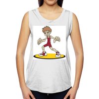 Ladies' Muscle Cotton Modal T-Shirt Thumbnail