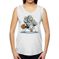 Ladies' Muscle Cotton Modal T-Shirt Thumbnail