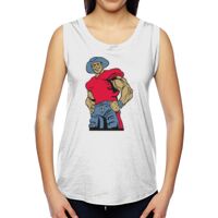 Ladies' Muscle Cotton Modal T-Shirt Thumbnail