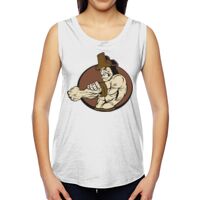 Ladies' Muscle Cotton Modal T-Shirt Thumbnail