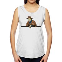 Ladies' Muscle Cotton Modal T-Shirt Thumbnail