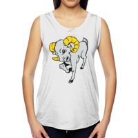 Ladies' Muscle Cotton Modal T-Shirt Thumbnail