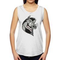 Ladies' Muscle Cotton Modal T-Shirt Thumbnail