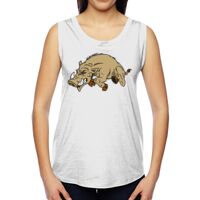 Ladies' Muscle Cotton Modal T-Shirt Thumbnail