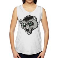 Ladies' Muscle Cotton Modal T-Shirt Thumbnail