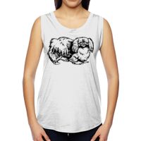 Ladies' Muscle Cotton Modal T-Shirt Thumbnail