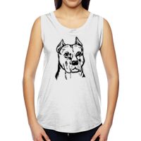 Ladies' Muscle Cotton Modal T-Shirt Thumbnail