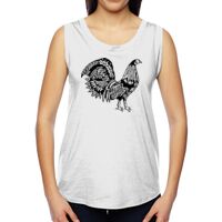 Ladies' Muscle Cotton Modal T-Shirt Thumbnail