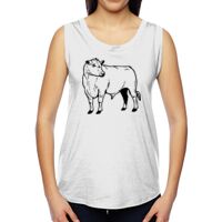 Ladies' Muscle Cotton Modal T-Shirt Thumbnail