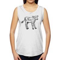 Ladies' Muscle Cotton Modal T-Shirt Thumbnail