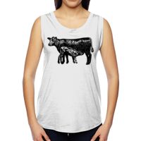 Ladies' Muscle Cotton Modal T-Shirt Thumbnail