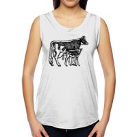 Ladies' Muscle Cotton Modal T-Shirt Thumbnail