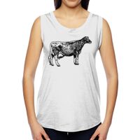 Ladies' Muscle Cotton Modal T-Shirt Thumbnail