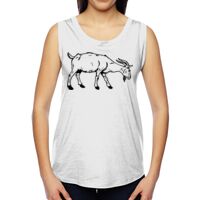 Ladies' Muscle Cotton Modal T-Shirt Thumbnail