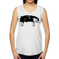 Ladies' Muscle Cotton Modal T-Shirt Thumbnail