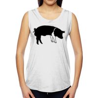 Ladies' Muscle Cotton Modal T-Shirt Thumbnail