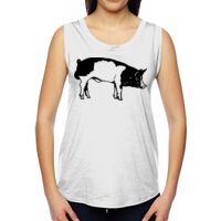 Ladies' Muscle Cotton Modal T-Shirt Thumbnail