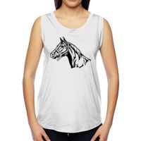 Ladies' Muscle Cotton Modal T-Shirt Thumbnail