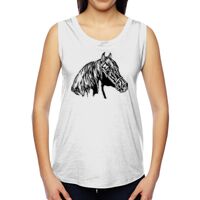 Ladies' Muscle Cotton Modal T-Shirt Thumbnail