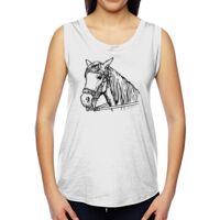 Ladies' Muscle Cotton Modal T-Shirt Thumbnail