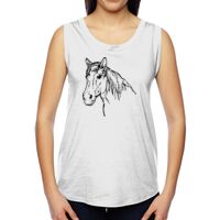 Ladies' Muscle Cotton Modal T-Shirt Thumbnail