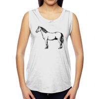 Ladies' Muscle Cotton Modal T-Shirt Thumbnail