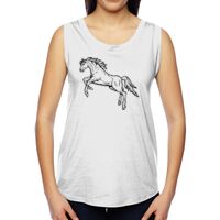 Ladies' Muscle Cotton Modal T-Shirt Thumbnail