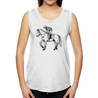 Ladies' Muscle Cotton Modal T-Shirt Thumbnail