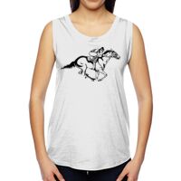 Ladies' Muscle Cotton Modal T-Shirt Thumbnail