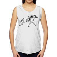 Ladies' Muscle Cotton Modal T-Shirt Thumbnail