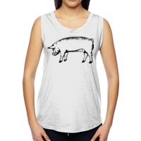 Ladies' Muscle Cotton Modal T-Shirt Thumbnail